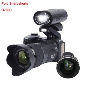 PROTAX D7300 digital cameras 33MP Professional DSLR 24X Optical Zoom Telepos& 8X Wide Angle Lens LED Spotlight Tripod255M