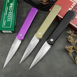 Protech 920 Godfather Autotactisch vouwmes Kralen Sluitig mes Aluminium handgrepen 3-kleuren buitenjacht Automatische mesverdediging Camping Tool 3407 5201