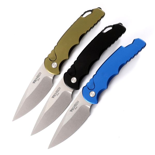 PROTECH couteau pliant roulements à billes 6061-T6 Aviation manche en aluminium 154 CM lame couteau Camping chasse survie EDC outil de poche 453