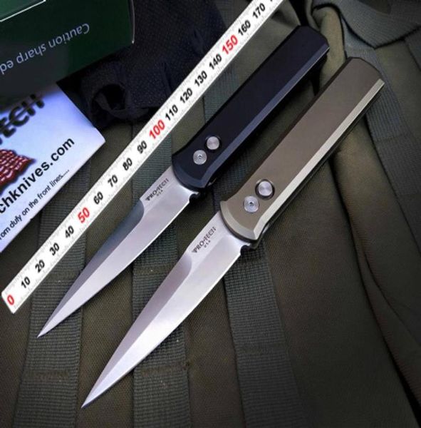 Protech Godfather 920 Single Action Tactical Afensa Plegable Plegador Policito EDC Cuchillo Camping Knife Knives de caza Regalo 7784212