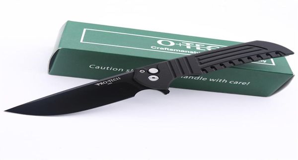 Couteau de protech Countes Mordax Couteau pliant D2 Blade 6061T6 Gandoue Fruit Kitchen Button Couteau Tactical Survival Camping Knife267V3575382