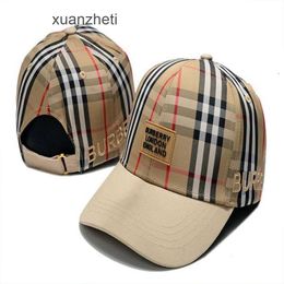 Bescherming B Dameshoed Baseball Bur Cap Sport Brits Plaid Heren Outdoor Baseball Cap Cap Stylish Hat Summer Sun WCY0