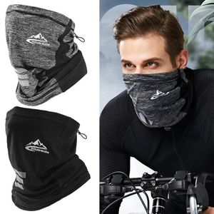 Protection du visage en soie glacée, Tube de cou, écharpe Bandana pour Sports de plein air, guêtre de randonnée respirante, casquettes de cyclisme, masques