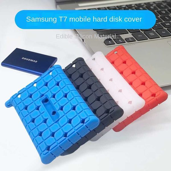 Étui de protection pour Samsung T7 Touch Mobile Solid State Drive T7 HDD Sleeve Silicone Case HKD230809