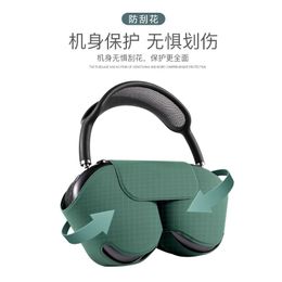 Beschermhoezen Cover Leather Case All-inclusive bescherming Luxe Anti-drop Stofdicht Magnetische bevestiging BT-hoofdtelefoon voor Airpods Max
