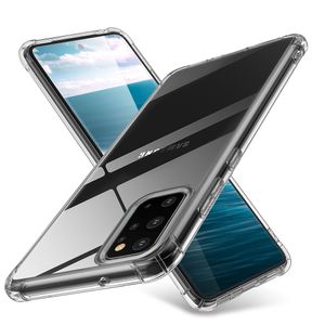 Étuis de protection pour Samsung Galaxy S20 Ultra S10 Plus Note 10 A70 A50 A30S A71 A51 A40 Housse en Silicone Crystal Clear Accessoires