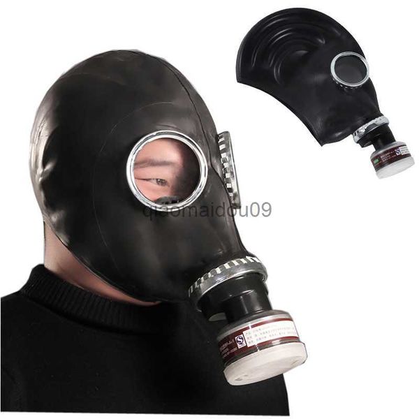 Ropa protectora 4001 Seguridad industrial Máscara de gas de cara completa Máscara de respiración química Respirador de polvo de pintura Seguridad en el lugar de trabajo con tubo de conexión HKD230825