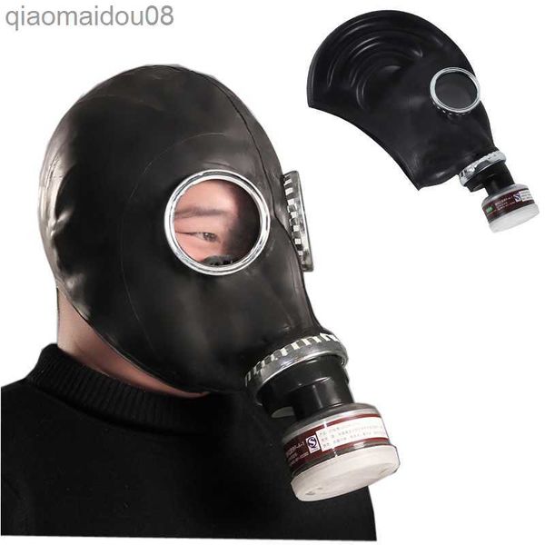 Vêtements de protection 4001 Sécurité industrielle Masque à gaz complet Masque respiratoire chimique Peinture respirateur anti-poussière Sécurité sur le lieu de travail avec tuyau de raccordement HKD230826