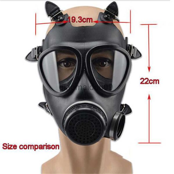 Ropa protectora 87 Tipo de goma Desgaste de la cabeza Mascarilla facial Industria Pintura Pulverización Máscara de gas Respirador químico Formaldehído Protector HKD230825