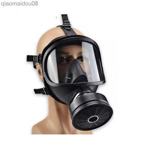 Vêtements de protection Noir Type MF14 Masque à gaz Masque respiratoire chimique complet Filtre en caoutchouc naturel Auto-amorçant HKD230826