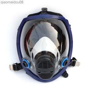 Vêtements de protection Masque chimique 6800 7suits 6001 Masque à gaz poussière acide Respirateur Peinture Pesticide Spray Filtre en silicone Soudage de cartouche de laboratoire HKD230826