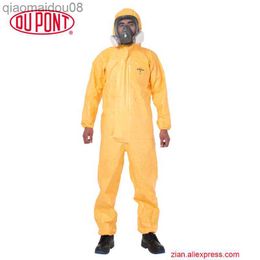 Vêtements de protection DuPont Type 3 vêtements de protection chimique haute concentration inorganique acide fort alcalin agents biologiques combinaison de barrière HKD230826