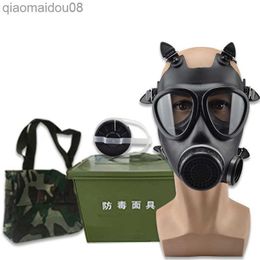 Vêtements de protection FMJ05 Masque à gaz Fumée de gaz Formation biochimique Gaz Couverture complète Ensemble de cinq pièces HKD230826