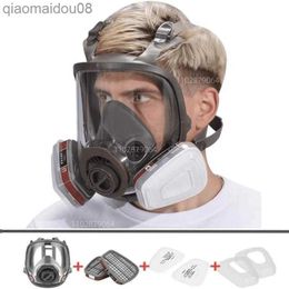 Beschermende kleding Gasmasker zuur/organisch/ammoniak 6800 volgelaatsmasker Gasmasker verf chemisch bestrijdingsmiddel laboratorium stofdicht multifunctioneel filter HKD230826