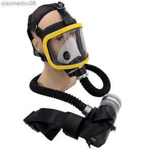Vêtements de protection Protection électrique à débit constant alimenté en air Masque à gaz complet Système de respirateur Masque respiratoire Alimentation de sécurité sur le lieu de travail HKD230826