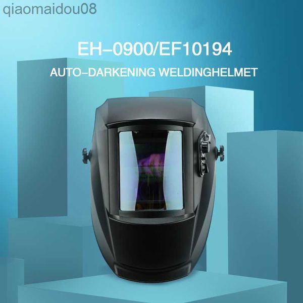 Ropa protectora Máscara de soldadura de color verdadero Casco de soldadura de energía solar Campana de soldadura de oscurecimiento automático 1/1/1/1 Filtro para TIG MIG ARC HKD230826