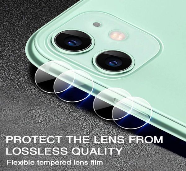 Film de couverture de protection Film d'objectif pour Iphone 13 12 11 série X TPU souple caméra arrière protecteur d'écran anti-rayures pour Iphone X XS XR1413470