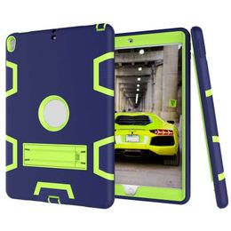 Funda protectora para tableta para iPad mini 1 2 3 4 Air Pro 9,7 10,2 10,5 11 a prueba de golpes Robot militar soporte de servicio pesado extremo