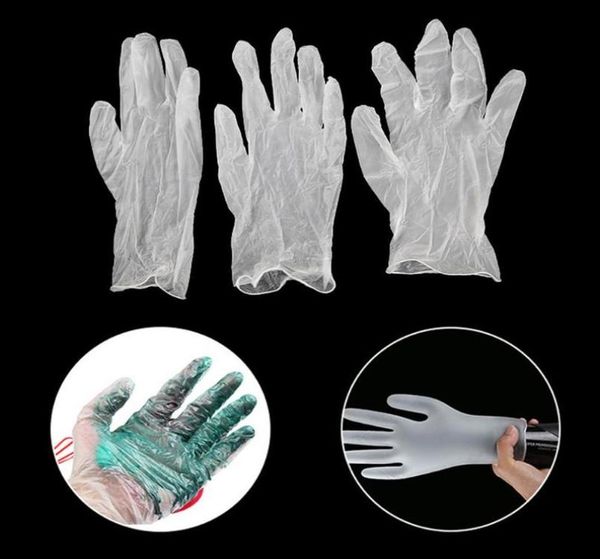 Guantes protectores desechables de PVC, guantes de plástico antiestáticos para limpieza de alimentos, cocina, restaurante, accesorios de cocina, protección Gl1303703