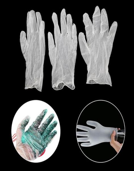 Guantes de PVC desechables protectores Guantes de plástico antiestáticos para limpieza de alimentos Cocina Accesorios de cocina GL9459903