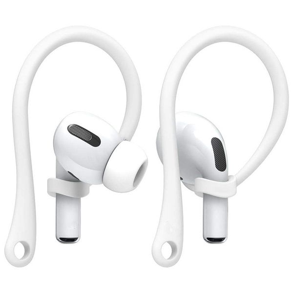 Soporte protector para ganchos para las orejas, ganchos de ajuste seguro para Apple Airpods Pro2 3 2 1, accesorios para auriculares inalámbricos, gancho para la oreja deportivo antipérdida de silicona