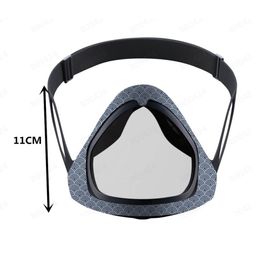 Beschermend gezichtsmasker Shield plastic scherm volledige gezicht Cove verwijderbare spiegel siliconen maskers anti mist beschermende maskers met bril eeb3649