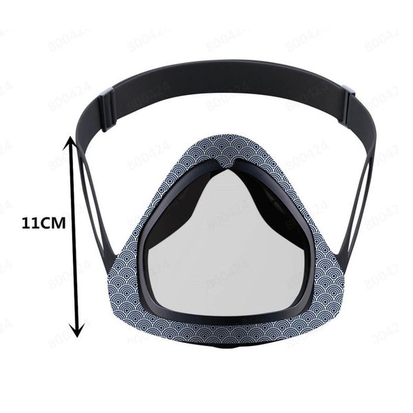 Masque de protection Masque Bouclier Écran en plastique Full Face Cove Miroir amovible Masques en silicone Masques de protection anti-buée avec lunettes EEB3649