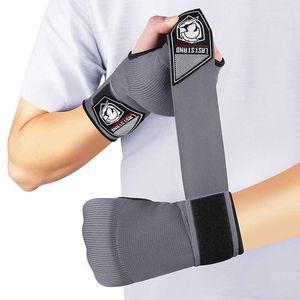 Beschermende uitrusting 1 paar bokshandschoenen Gel gevoerde handbandages voor heren Dames Kickboksen Muay Thai MMA Bandages Vuistknokkel Polsbeschermer HKD230718