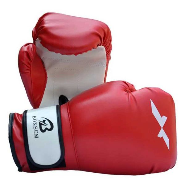 Equipo de protección 1 par de guantes de taekwondo para hombres PU Karate Tailing Boxing Tube de Boxeo Fight Free MMA Guantes de entrenamiento Sanda 240424
