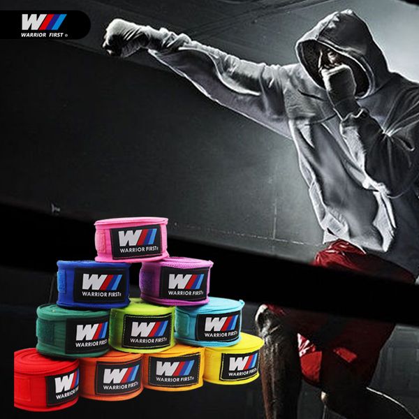 Équipement de protection 1 paire 3M/5M Poly Coton Boxe Bandages Élastique Bandage Gants Support De Poignet Pour Boxe Kickboxing Muay Thai MMA Bandage Mains 220829