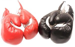 Équipement de protection 2 paires de nouveaux gants de boxe/de frappe et d'entraînement de fitness rouge et - 16 oz. HKD230718