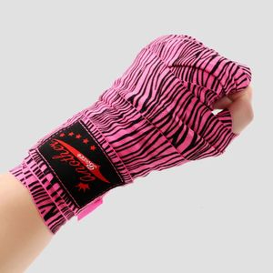 Équipement de protection 3 5M Bandages de boxe Élastique Kickboxing Wrap Respirant Muay Thai Bandage Impression pour l'entraînement physique 231122