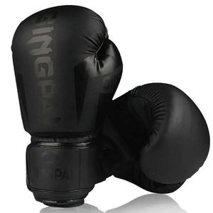 Équipement de protection 6 8 10 12oz Gants de boxe pour adultes Enfants Gants d'entraînement de boxe Gants d'entraînement avec sac lourd pour MMA Muay Thai Kickboxing yq240318