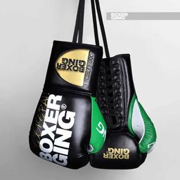 Equipo de protección 8 10 12 14oz Guantes de boxeo Muay Thai para hombres y mujeres Guante de entrenamiento de cuero de PU para pelear Kickboxing Artes marciales mixtas yq240318