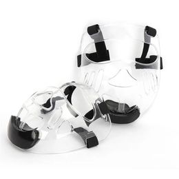 Beschermende uitrusting Volwassenen Kinderen Taekwondo Maskerbeschermer Airsoft Tactische Snelle Helm Hoofddeksel Mannen Vrouwen Gezichtsbescherming Skate Ski's Vechtsporten Karate 231115