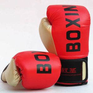 Équipement de protection Gants de boxe pour enfants/adultes Punch Taekwondo 1 paire Main PU cuir Protection Sanda Sparring Sporting Supplies HKD230718