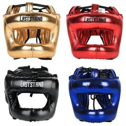 Equipo de protección con viga cruzada, protección para la cabeza cerrada, puente nasal, casco de lucha de boxeo, cubierta de equipo de entrenamiento de recubrimiento completo MMA