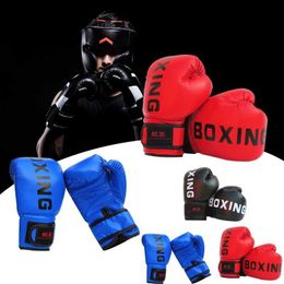 Équipement de protection Gants de combat Combat Sanda Sac d'art martial Gants d'entraînement de boxe Gants anti-attaque épais et flexibles Équipement de fitness HKD230718