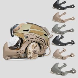 Beschermende uitrusting FMA Half Seal-masker voor tactische uitrusting Helmaccessoires Outdoor Paintball-masker Army Airsoft-helm Vouwmasker Militaire helm 230530 230530