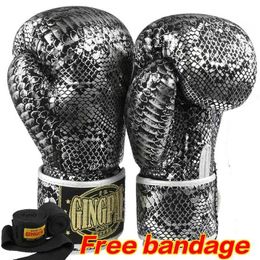 Équipement de protection GINGPAI Kick Boxing Gants Femmes / Hommes Handwraps Bandage Hand Wrap Muay Thai MMA Karaté Adultes Enfants Punch Équipements d'entraînement yq240318