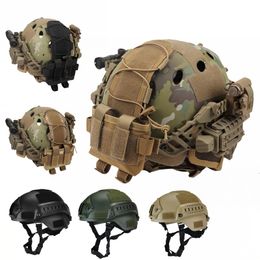 Beschermende uitrusting Helm MICH2000 Airsoft MH Tactische militaire helm Batterijtas Outdoor Tactisch Painball Rijden Beschermen Sport Veiligheid Jagen 230530 230530