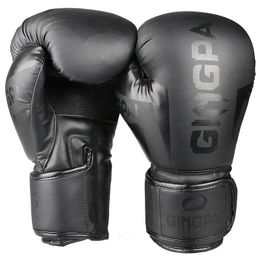 Vection de protection des gants de boxe pour les hommes adultes femmes Pu Karate Muay Thai Guantes de Boxeo Free Fight MMA Sanda Training Adults Kids Equipment HKD231124