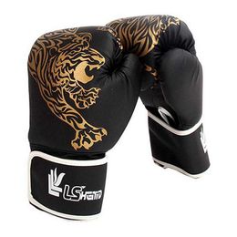 Équipement de protection Kick Boxing Gants Pour Hommes Femmes PU Karaté Muay Thai Guantes De Boxeo Combat Libre MMA S Anda Formation Adultes Enfants Équipement boxin HKD230718