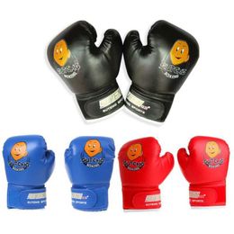 Schutzausrüstung Kinder Boxhandschuhe für Kinder Kinder Jugend Schwamm Kickboxen Muay Thai Handschuhe MMA Training Sparring Handschuhe HKD230718