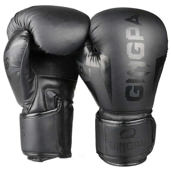 Protective Gear Mens Boxing Glants Womens Pu Karate Muay Thai Tube de Boxeo Free Fighting MMA Sanda Formation Adulte and Childrens Equipment 240424