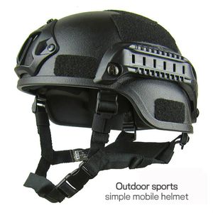 Protective Gear Military Helmet FAST MICH2000 Airsoft MH Tactical Outdoor Painball CS SWAT Riding Protect Equipment 230418