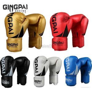 Équipement de protection Nouveaux gants de boxe Kick pour hommes femmes PU karaté Muay Thai Guantes De Boxeo combat gratuit MMA Sanda formation adultes enfants équipement yq240318