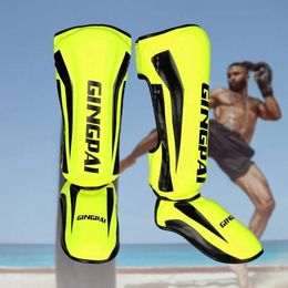 Équipement de protection Professionnel Kickboxing Leg Guard Muay Ankle Protector Sparring MMA Shin Boxing Épaissi Combat AnkleProtective 231202