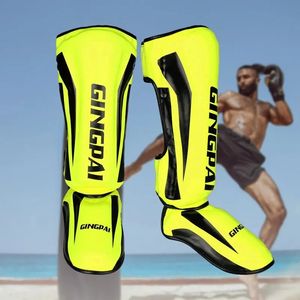 Protective Gear Professional Kickboxing Leg Guard Muay Ankle Protector Sparring MMA Shin Boxing Thickened Fighting AnkleProtective 231202