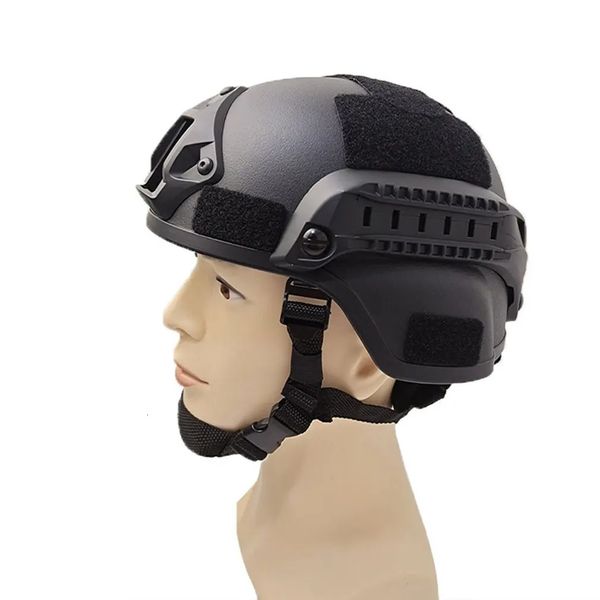 Équipement de protection Qualité casque rapide léger MICH2000 Airsoft MH tactique extérieur Painball CS SWAT équipement de protection d'équitation 231124